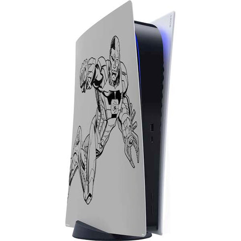 DC Comics Cyborg Comic Pop PS5 Digital Edition Console Skin